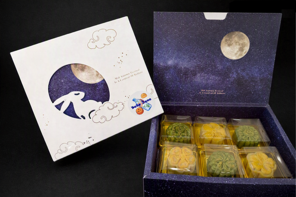 Mix Lava Custard Mooncake / 抹茶和流心奶黄月餅