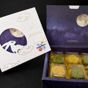 Mix Lava Custard Mooncake / 抹茶和流心奶黄月餅